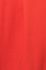 Red Tie Waist Smocked Back Midi Cami Dress