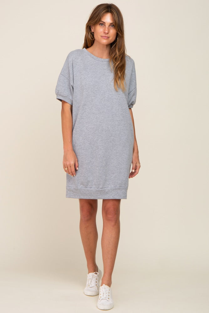heather grey t shirt dress Her Dress