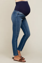 Navy Maternity Skinny Jean