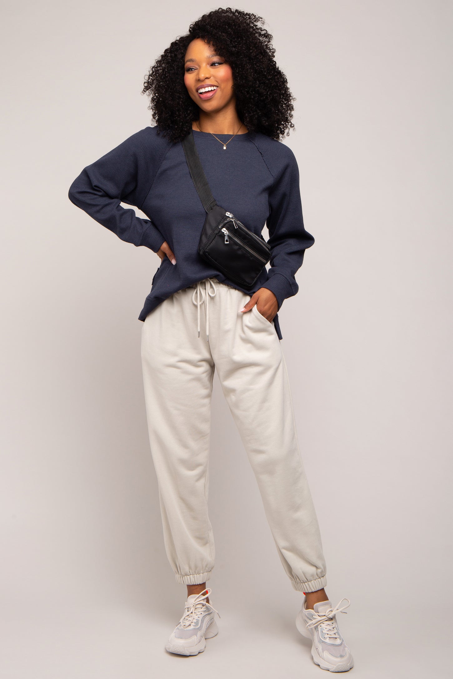 Grey Drawstring Sweatpants