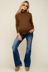 Blue Bootcut Maternity Jeans