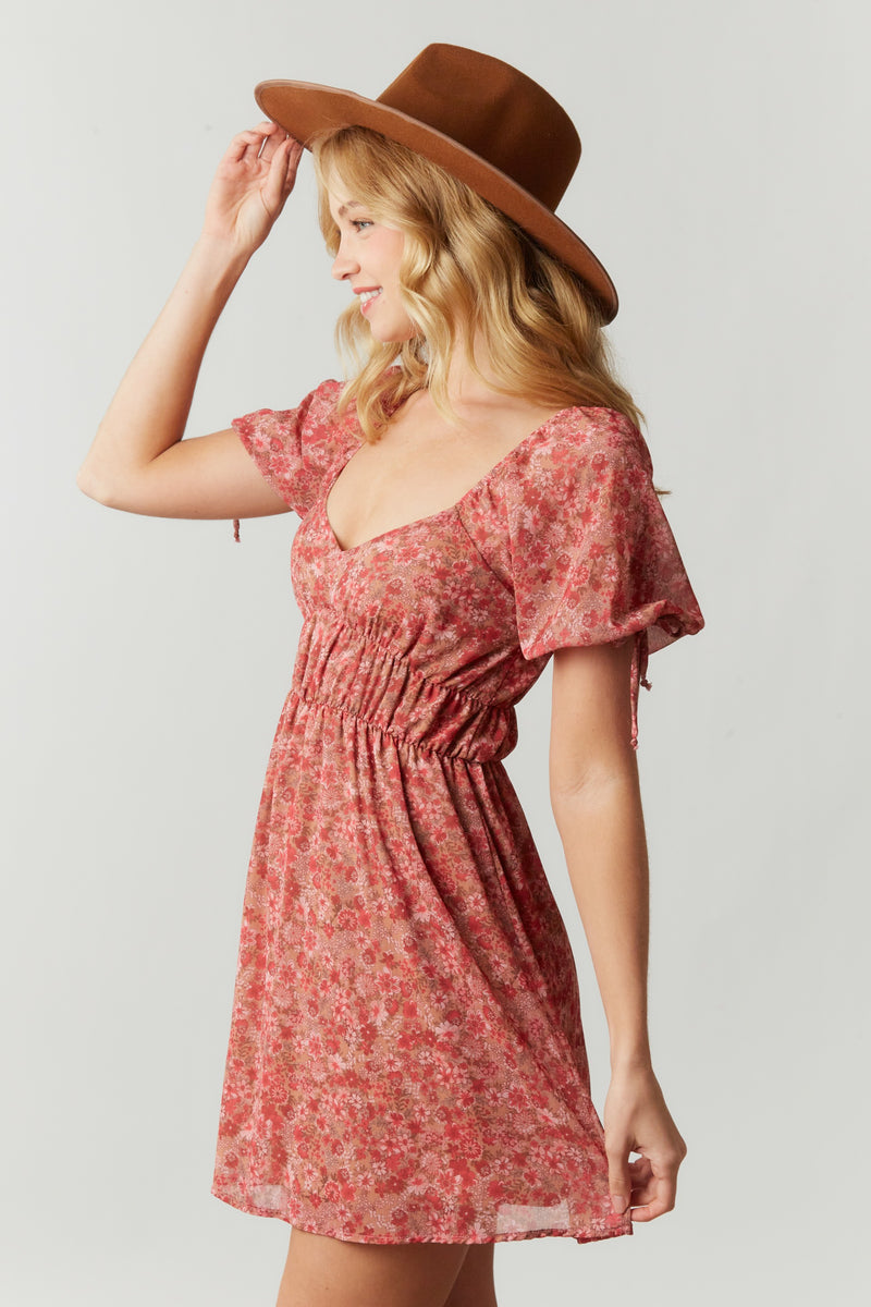 Red Floral Dress Red Floral Dress