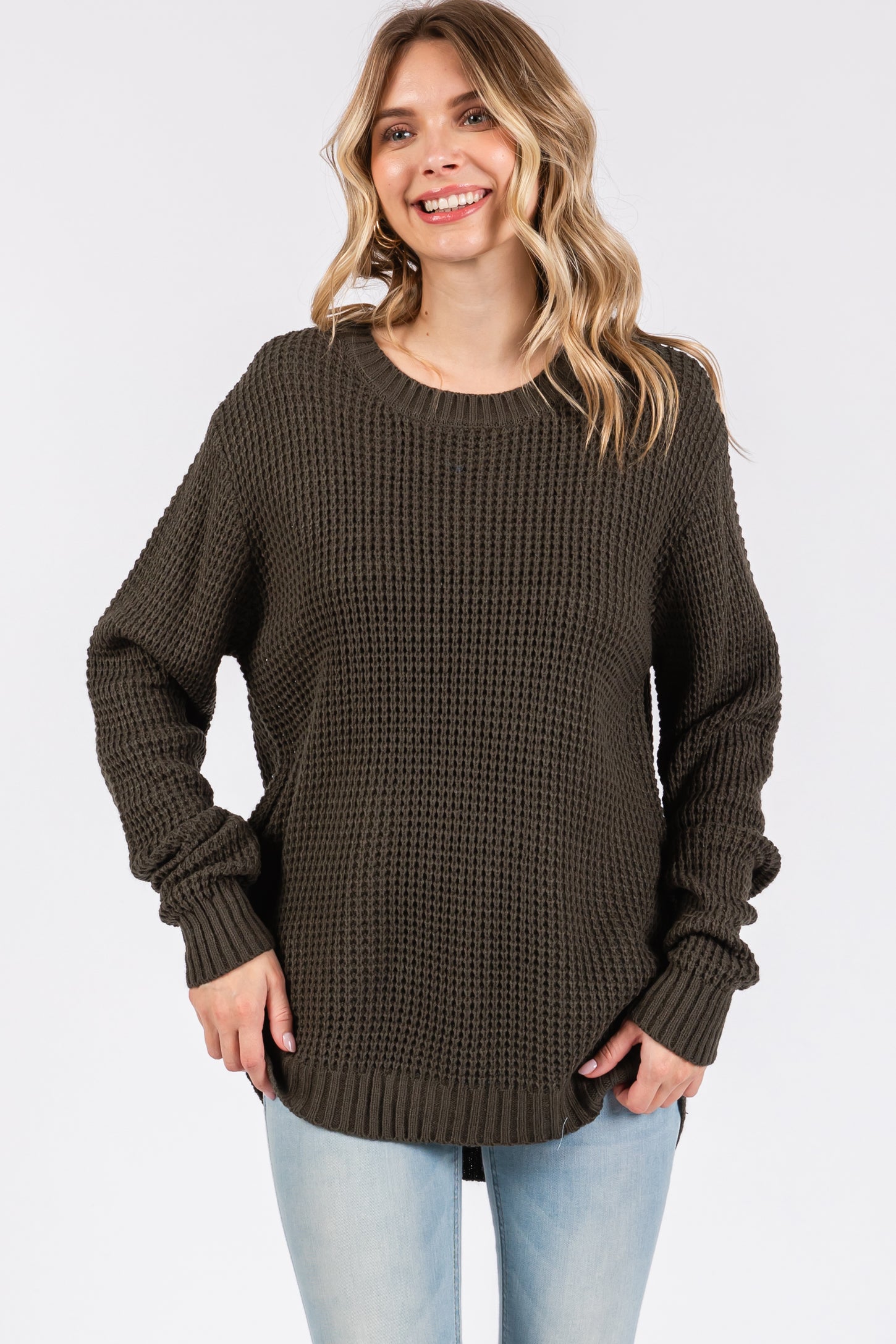 Waffle Knit Sweater - FINAL SALE