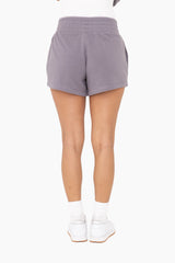Gray Fleece Shorts
