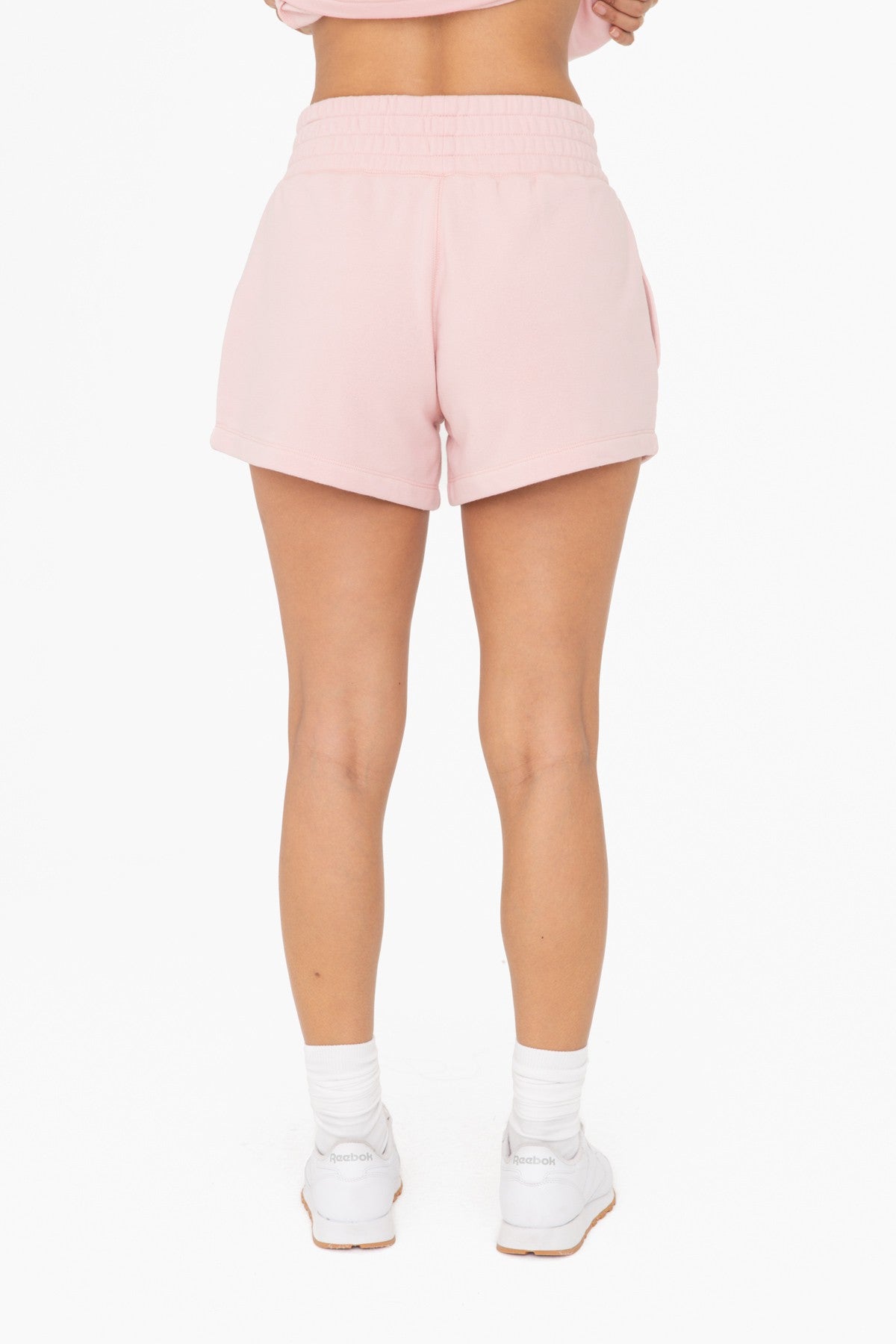 Pink Fleece Shorts