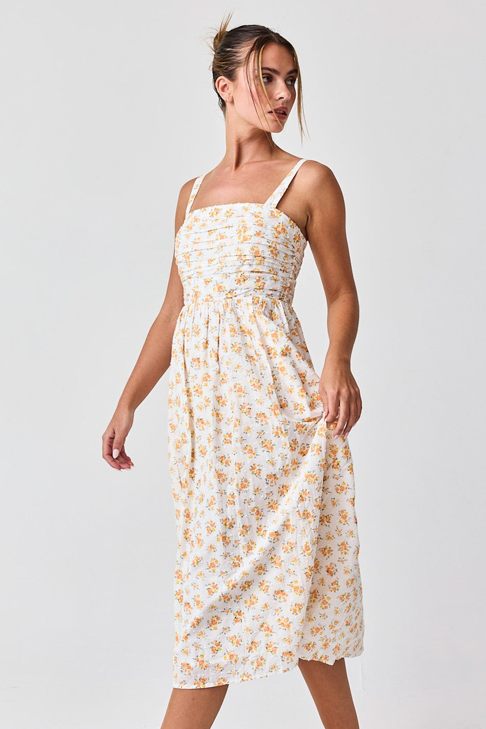 Cotton Dress H And M Tea Dress Blue Floral Midi Summer Dress H And M White Cotton Dress H And M Tea Dress Blue Floral Midi Summer Dress H And M White