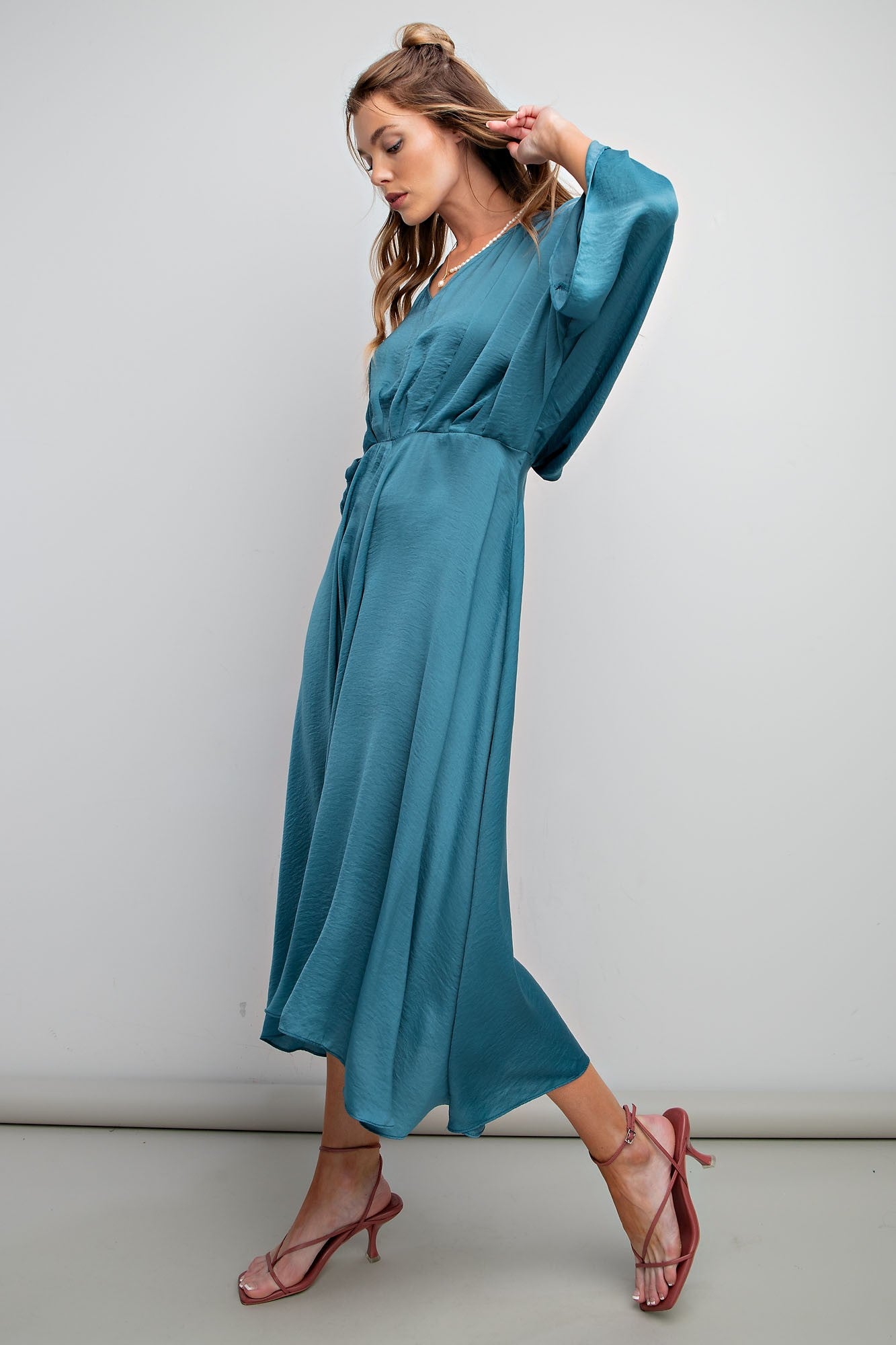 dull satin dress 9000 Dull Satin Dress
