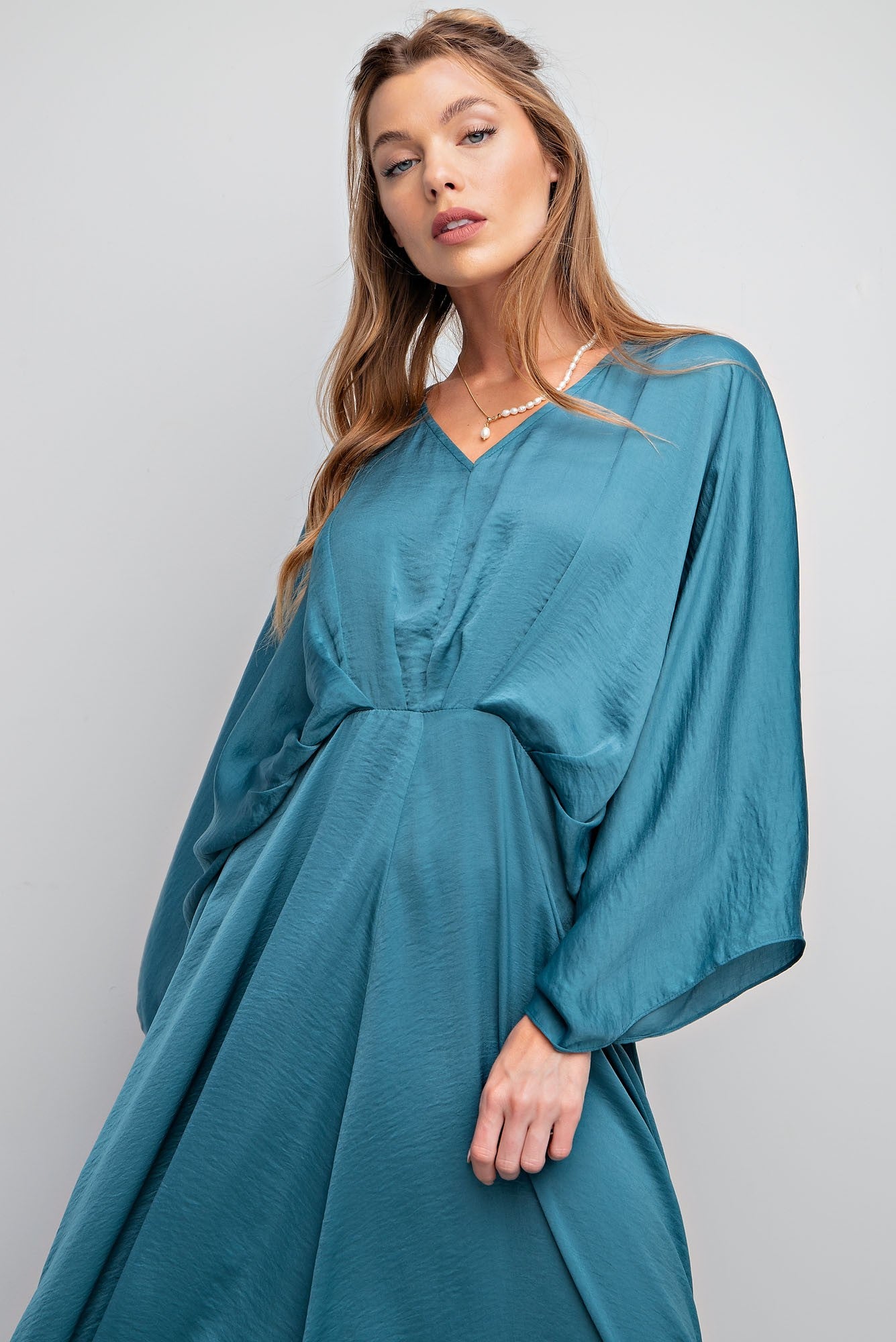 dull blue dress Never A Dull Moment Wrap Dress- Periwinkle